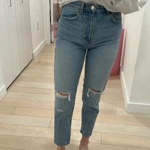 Zara high rise jeans